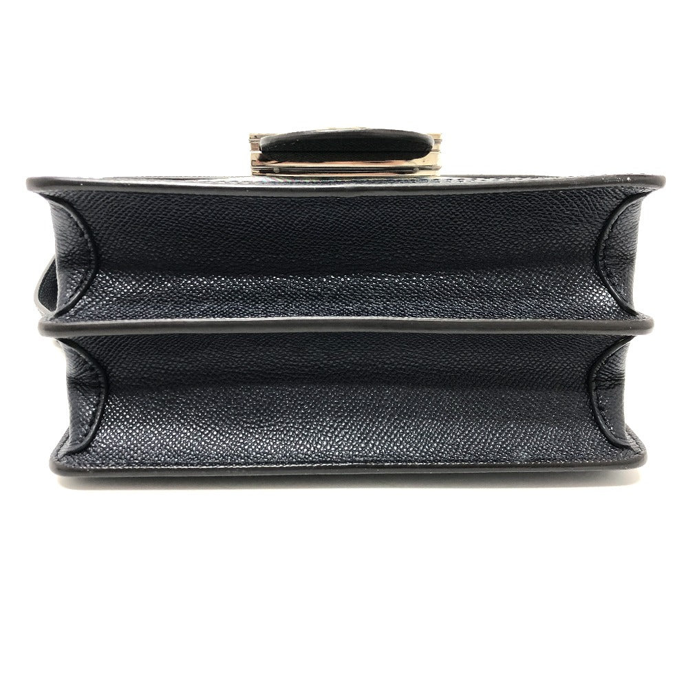 LOUIS VUITTON Shoulder Bag M55454 leather blue LV pop Daufine MINI Women Used Authentic