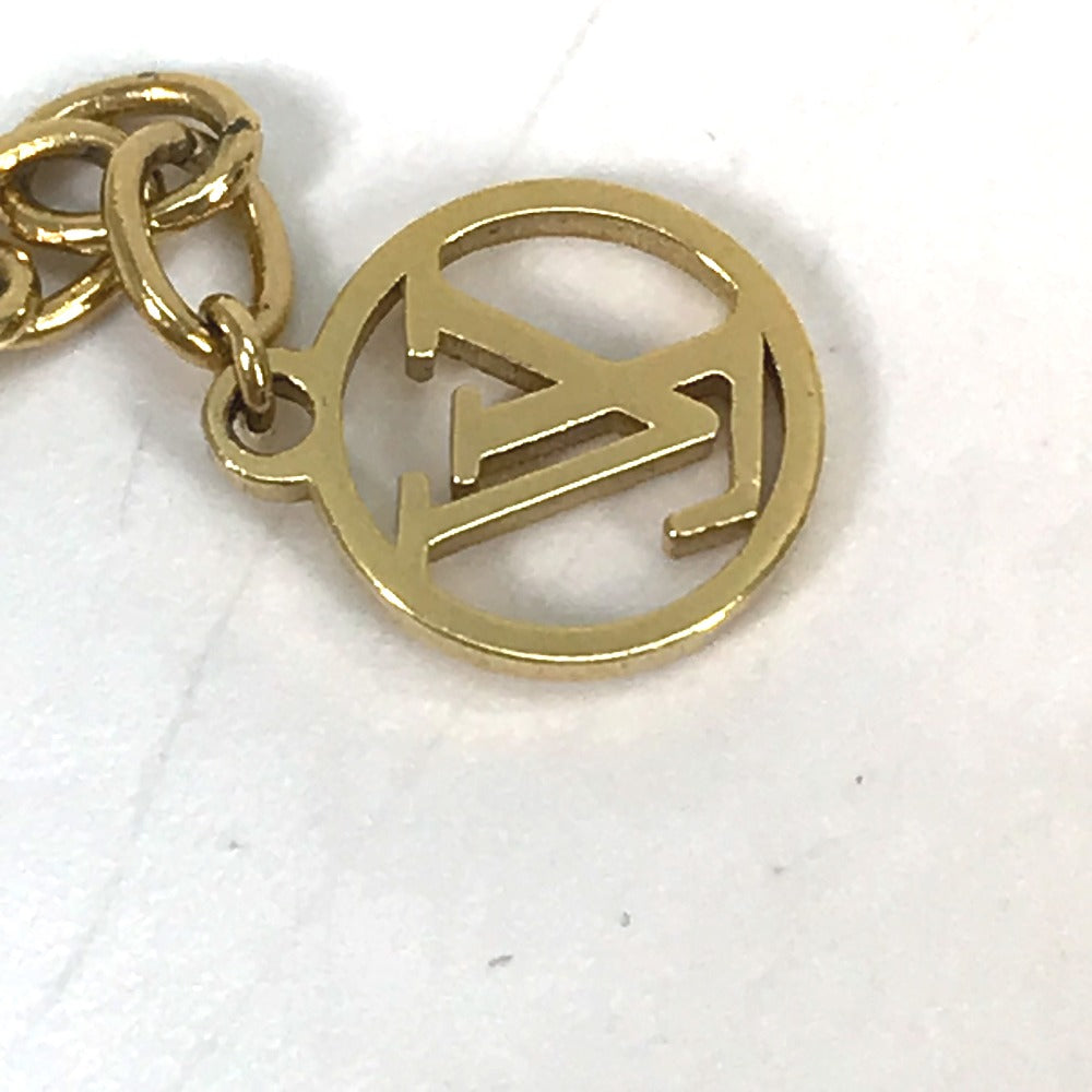 LOUIS VUITTON Necklace M00465 Gold Plated gold heart Corie Foreign Love Women Used Authentic