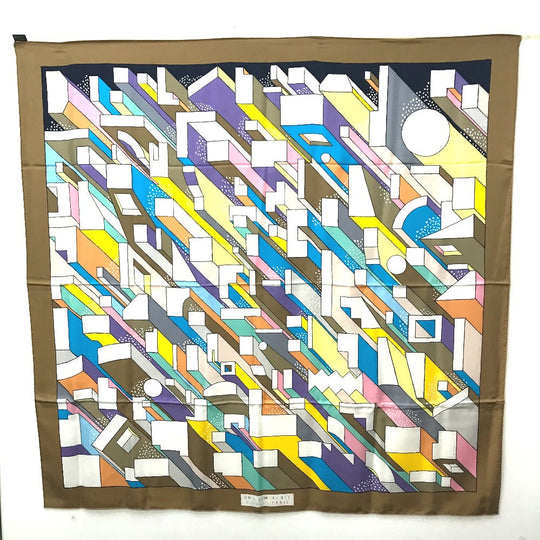 HERMES scarf silk multicolor Shawl Stole / Shawl Carre 140