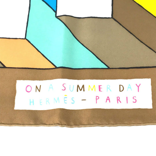 HERMES scarf silk multicolor Shawl Stole / Shawl Carre 140