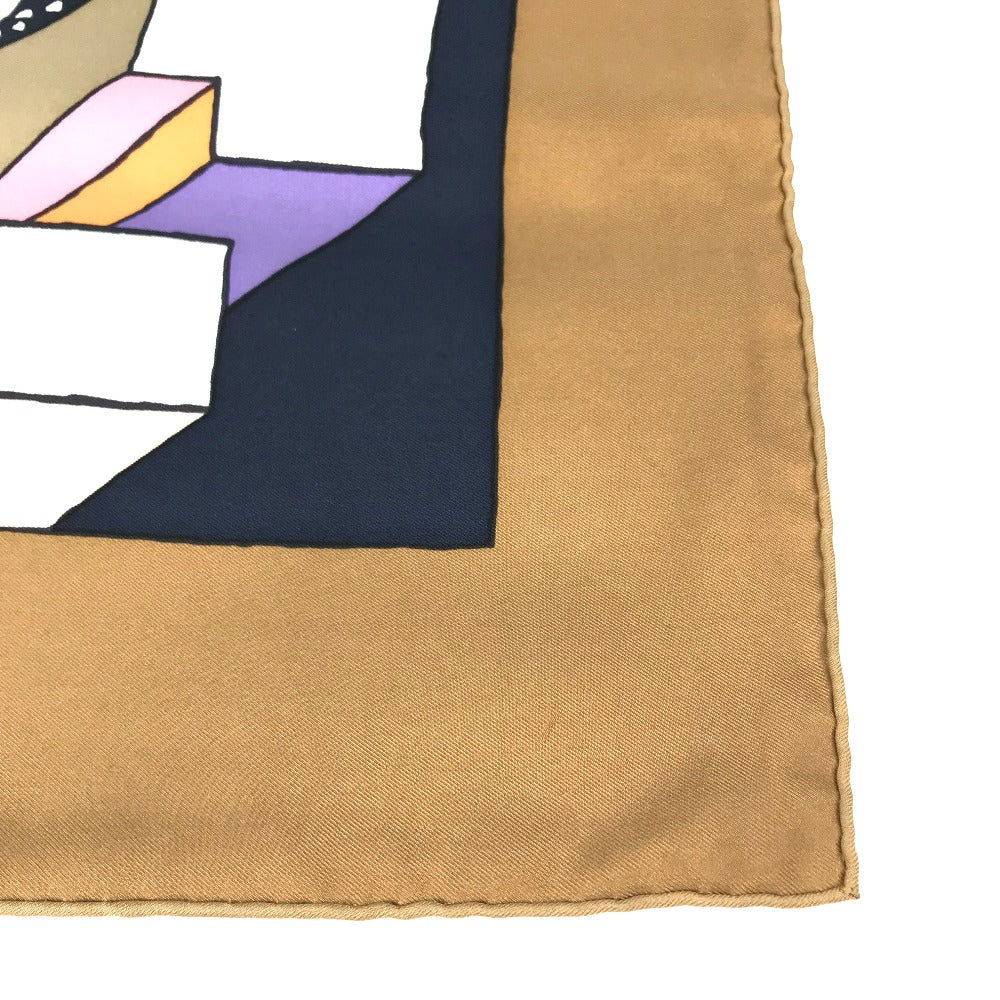 HERMES scarf silk multicolor Shawl Stole / Shawl Carre 140