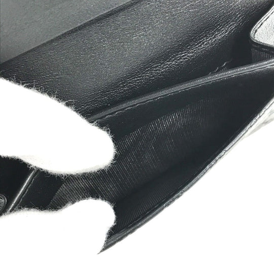 GUCCI Card Case 544030 leather black Guccisima Business Card Holder Pass Case mens Used Authentic