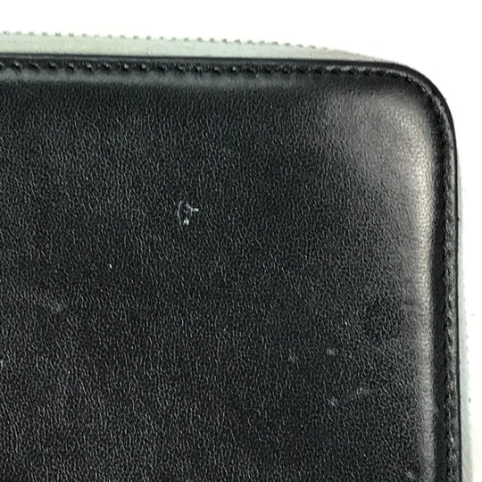 CHANEL Long Wallet Purse leather black airline triple coco Long wallet Women Used Authentic