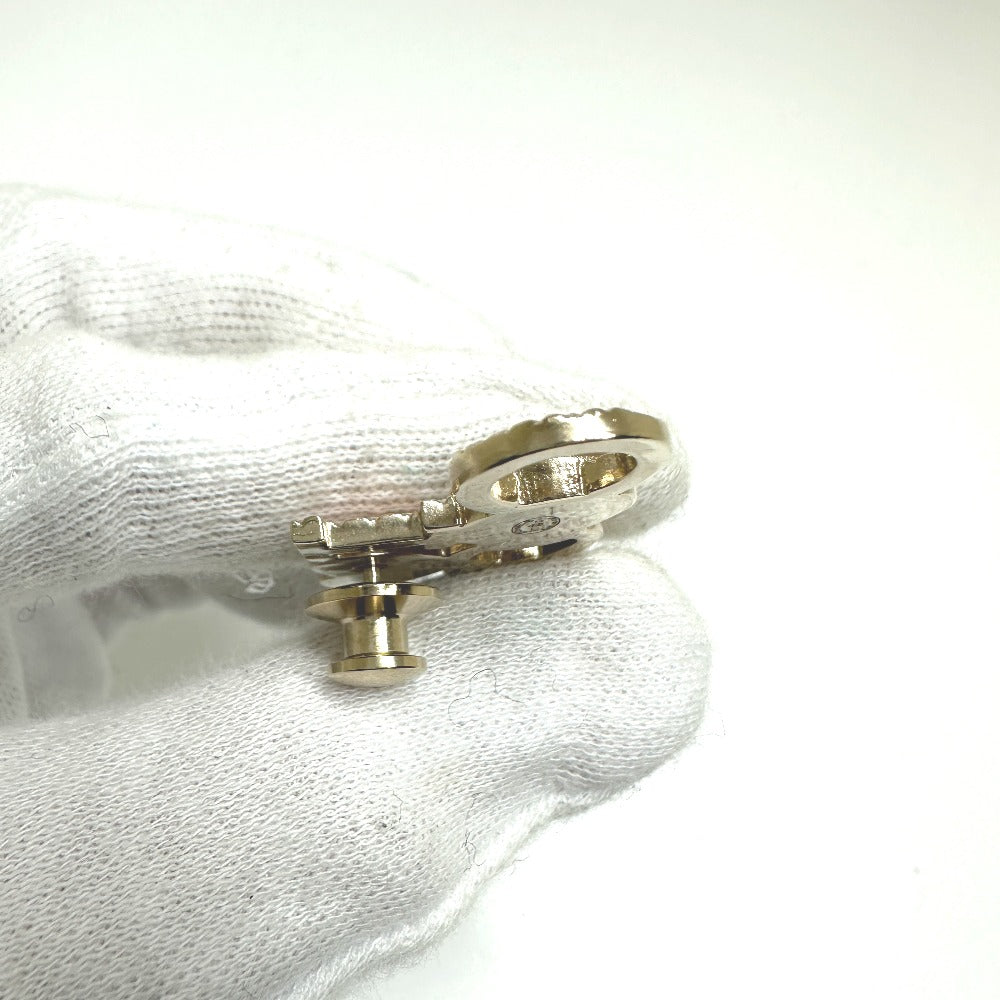 CHANEL Brooch Metal, Faux Pearl gold I  COCO logo I love coco heart Women Used Authentic