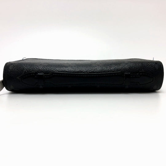 LOUIS VUITTON Long Wallet Purse M61698 Monogram Eclipse Canvas black Monogram Eclipse Zippy XL mens Used Authentic