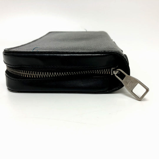 LOUIS VUITTON Long Wallet Purse M61698 Monogram Eclipse Canvas black Monogram Eclipse Zippy XL mens Used Authentic