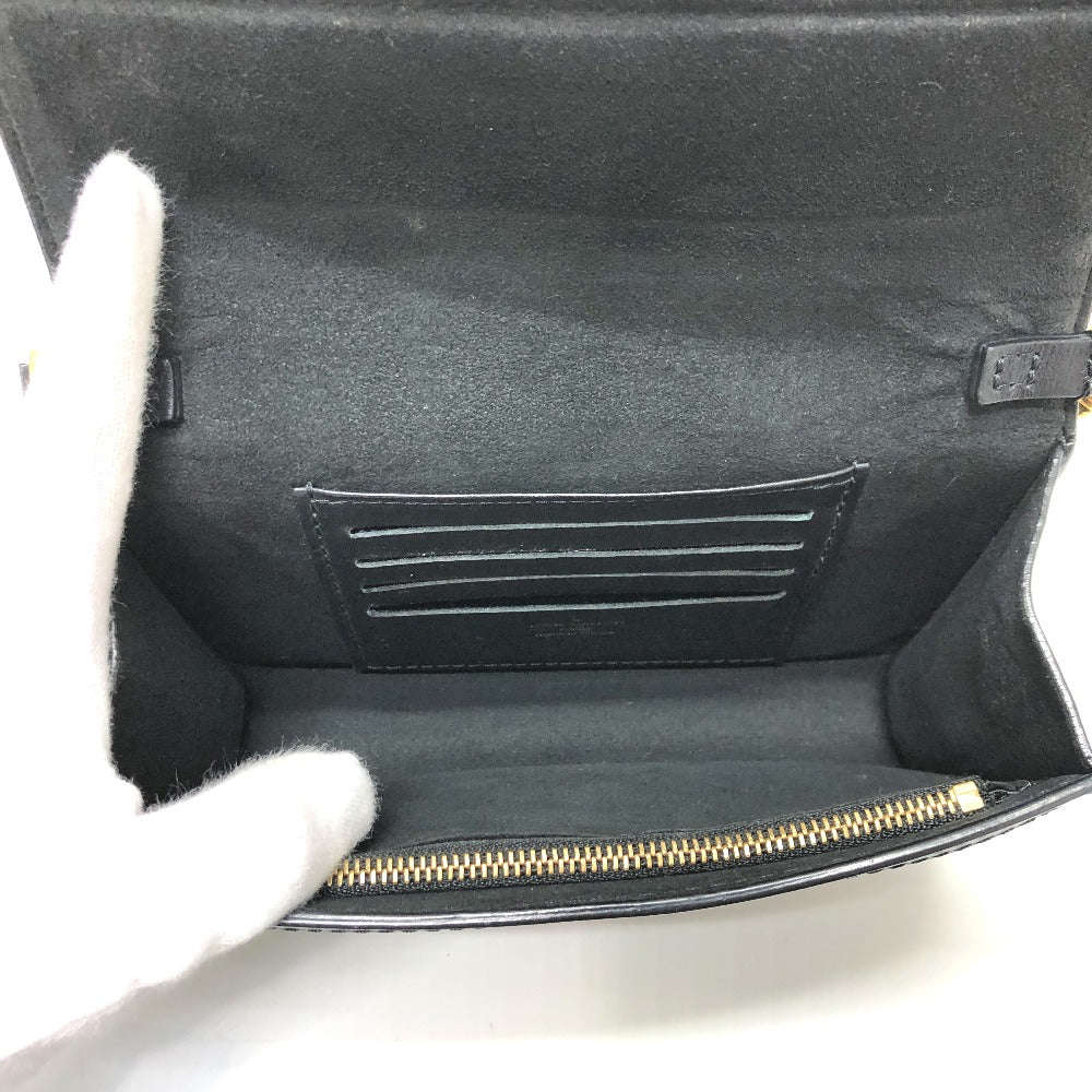 LOUIS VUITTON Shoulder Bag M69992 canvas Navy Monogram Jaguar Portefeuille Daufine Women Used Authentic
