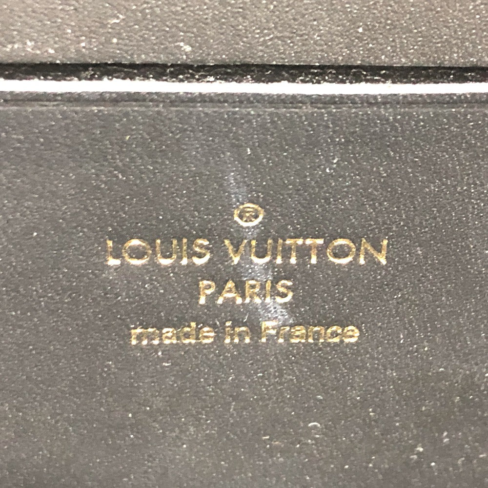 LOUIS VUITTON Shoulder Bag M69992 canvas Navy Monogram Jaguar Portefeuille Daufine Women Used Authentic