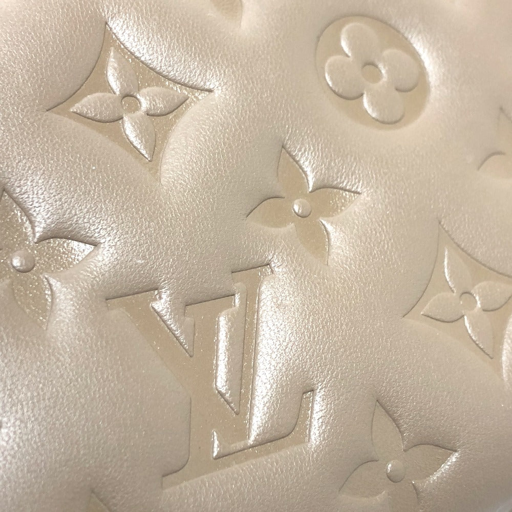 LOUIS VUITTON Long Wallet Purse M81511 leather Beige type Monogram emboss Zippy wallet