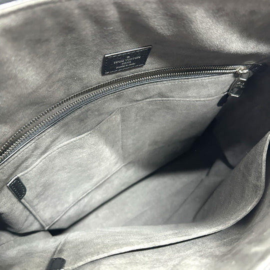 LOUIS VUITTON Tote Bag M94476 Taurillon Clemence Leather black Greenwich mens Used Authentic