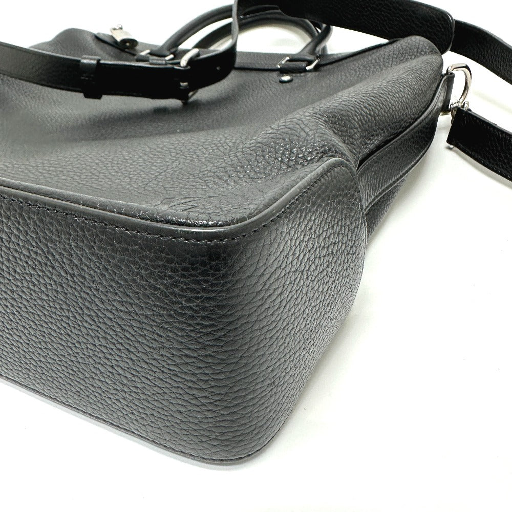 LOUIS VUITTON Tote Bag M94476 Taurillon Clemence Leather black Greenwich mens Used Authentic