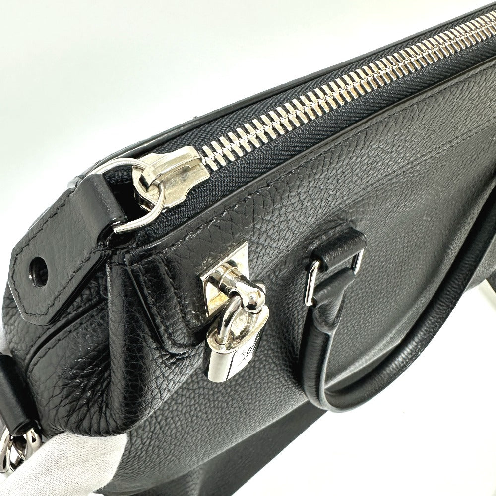 LOUIS VUITTON Tote Bag M94476 Taurillon Clemence Leather black Greenwich mens Used Authentic