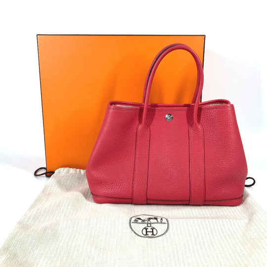 HERMES Handbag Negonda Pink type Garden party TPM