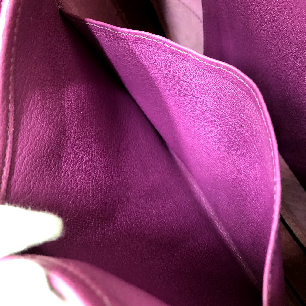 HERMES Shoulder Bag Shave purple Trim 35 Women Used Authentic