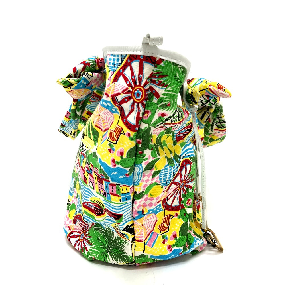 DOLCE&GABBANA Tote Bag Canvas / leather multicolor Dorgava