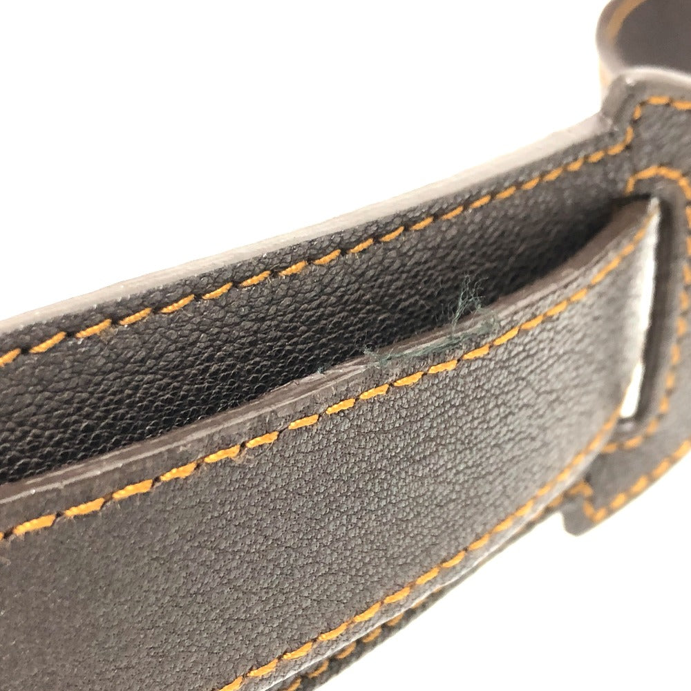 Christian Dior Shoulder Bag Canvas / leather Brown Trotter Women Used Authentic