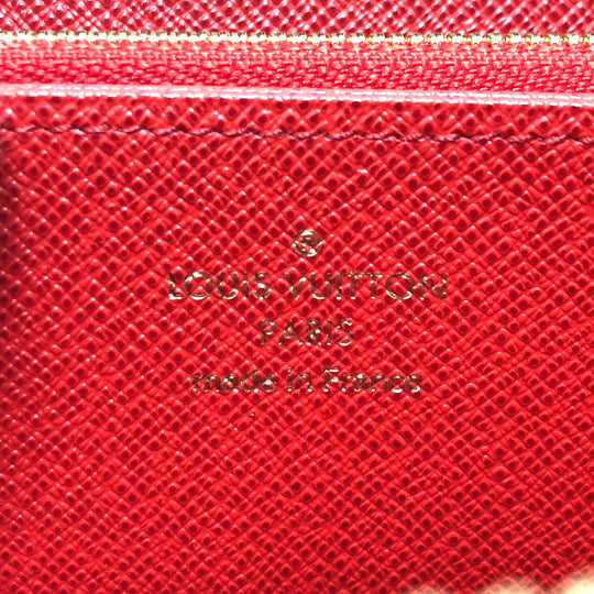 LOUIS VUITTON Long Wallet Purse M41896 Monogram canvas Brown Monogram Zippy wallet Women Used Authentic