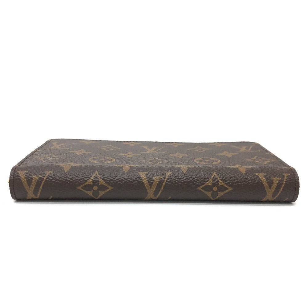 LOUIS VUITTON Long Wallet Purse M41896 Monogram canvas Brown Monogram Zippy wallet Women Used Authentic