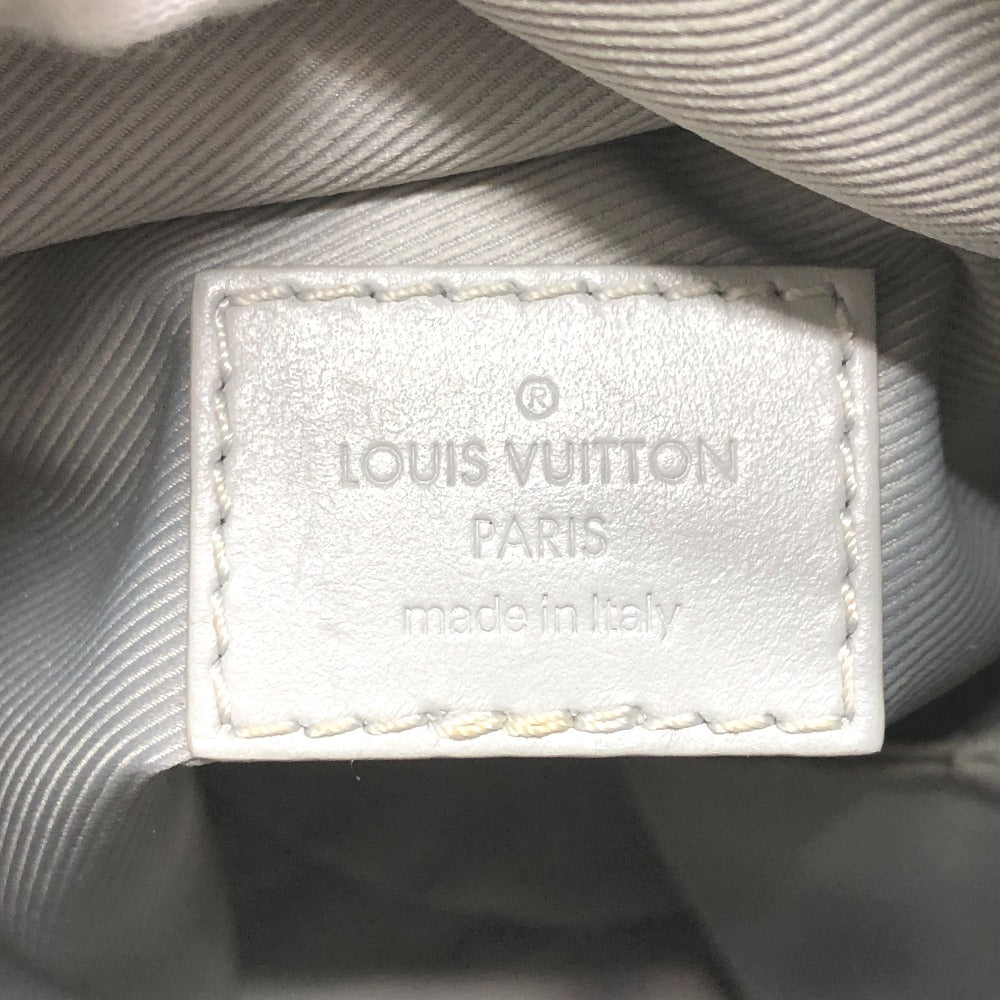 LOUIS VUITTON Shoulder Bag M44631 Monogram canvas White x gray White monogram chalk nano mens Used Authentic