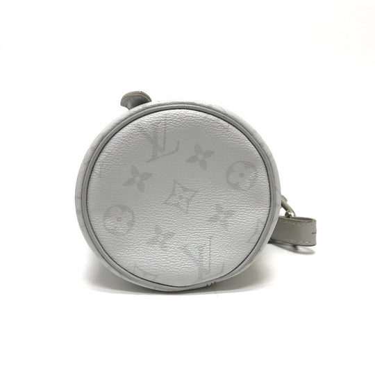 LOUIS VUITTON Shoulder Bag M44631 Monogram canvas White x gray White monogram chalk nano mens Used Authentic