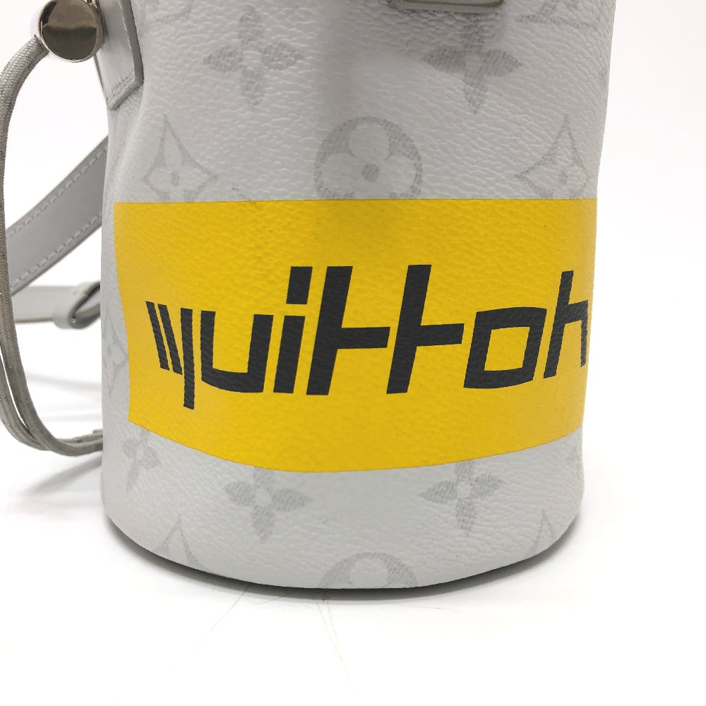 LOUIS VUITTON Shoulder Bag M44631 Monogram canvas White x gray White monogram chalk nano mens Used Authentic