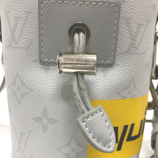 LOUIS VUITTON Shoulder Bag M44631 Monogram canvas White x gray White monogram chalk nano mens Used Authentic
