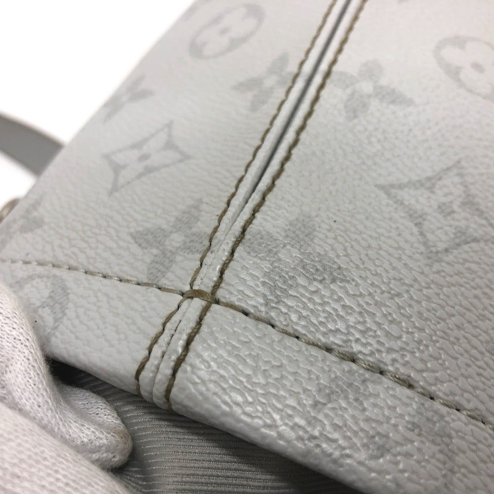 LOUIS VUITTON Shoulder Bag M44631 Monogram canvas White x gray White monogram chalk nano mens Used Authentic