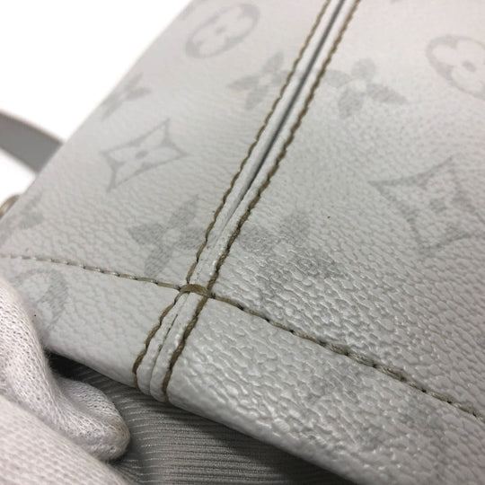 LOUIS VUITTON Shoulder Bag M44631 Monogram canvas White x gray White monogram chalk nano mens Used Authentic