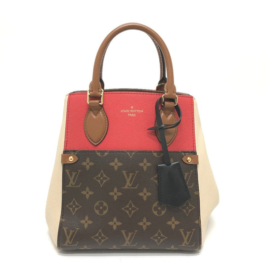 LOUIS VUITTON Tote Bag M45389 Monogram canvas Brown Monogram ford tote PM Women Used Authentic