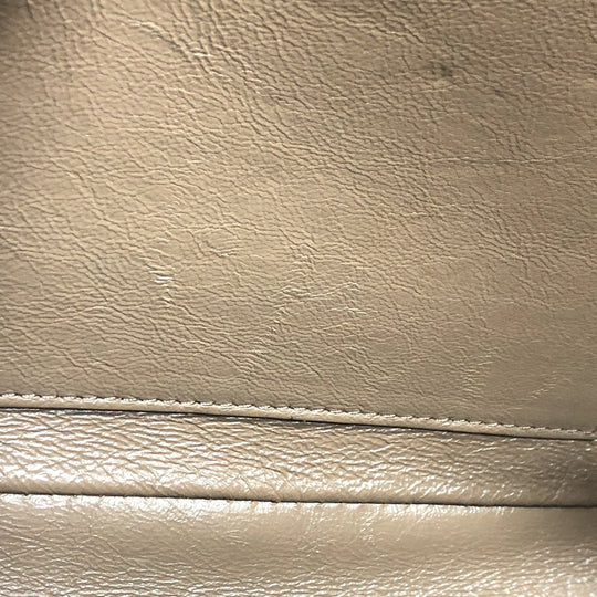 BALENCIAGA Clutch bag 644432 leather Brown logo Every day Women Used Authentic