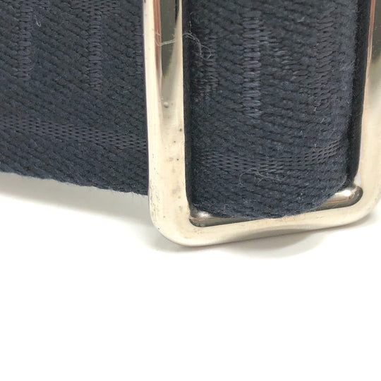 LOUIS VUITTON Sling bag M94473 Taurillon Clemence Leather Navy Bum bag mens Used Authentic