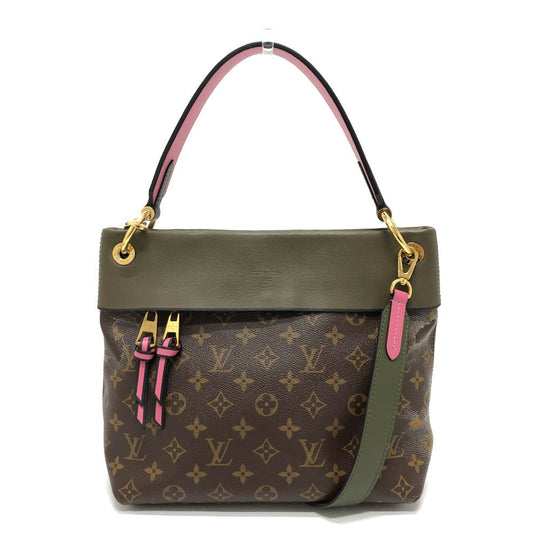 LOUIS VUITTON Shoulder Bag M43159 Monogram canvas Brown Monogram Tuile Reevess Women Used Authentic