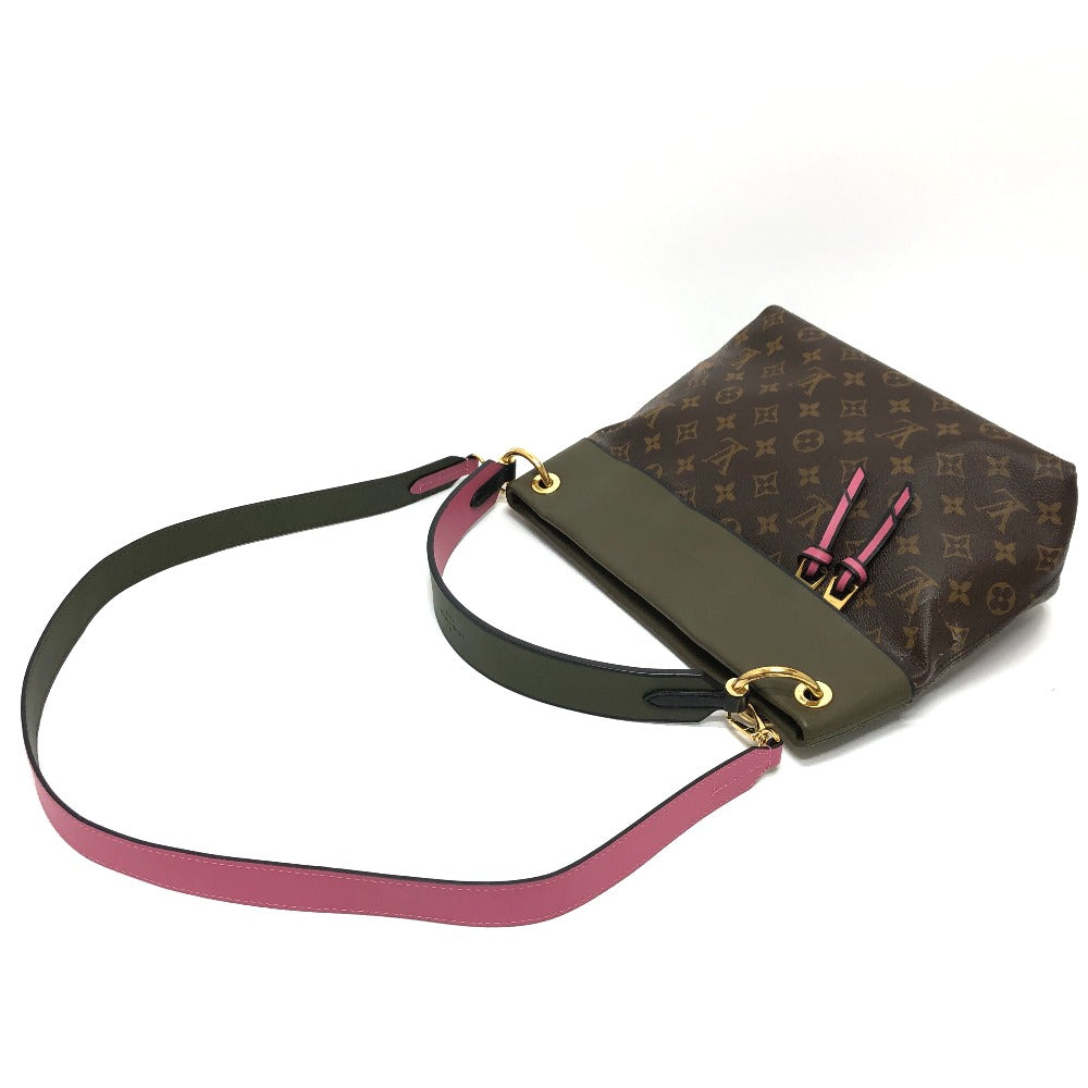 LOUIS VUITTON Shoulder Bag M43159 Monogram canvas Brown Monogram Tuile Reevess Women Used Authentic