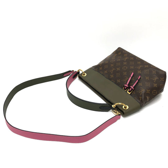 LOUIS VUITTON Shoulder Bag M43159 Monogram canvas Brown Monogram Tuile Reevess Women Used Authentic