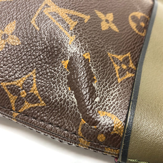 LOUIS VUITTON Shoulder Bag M43159 Monogram canvas Brown Monogram Tuile Reevess Women Used Authentic