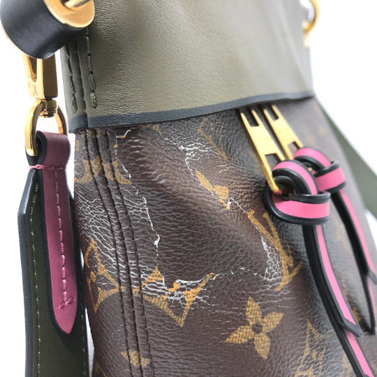 LOUIS VUITTON Shoulder Bag M43159 Monogram canvas Brown Monogram Tuile Reevess Women Used Authentic