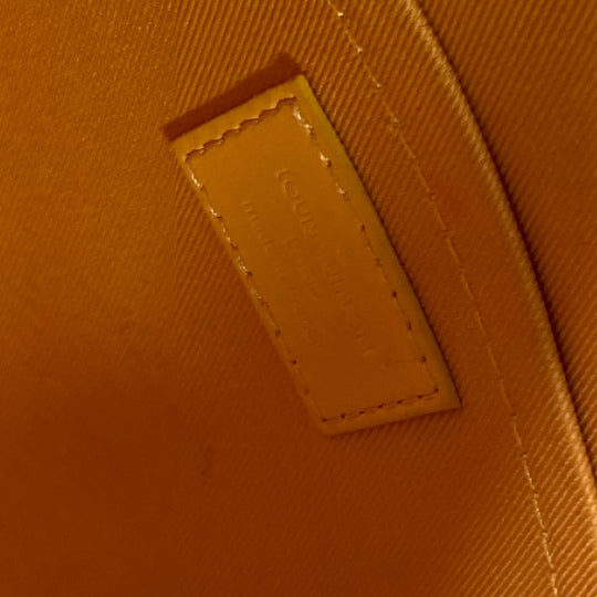 LOUIS VUITTON Shoulder Bag M21438 leather yellow LV Aerogram City Keepall mens Used Authentic