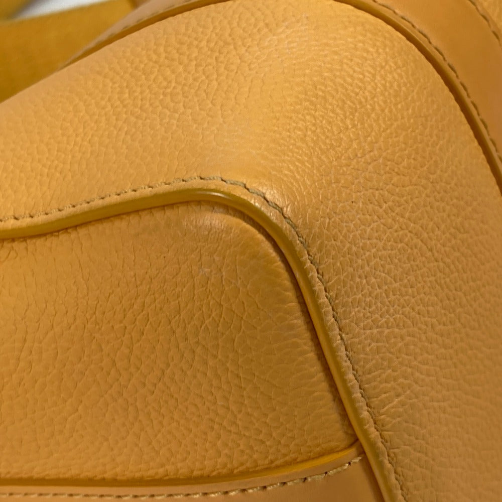 LOUIS VUITTON Shoulder Bag M21438 leather yellow LV Aerogram City Keepall mens Used Authentic