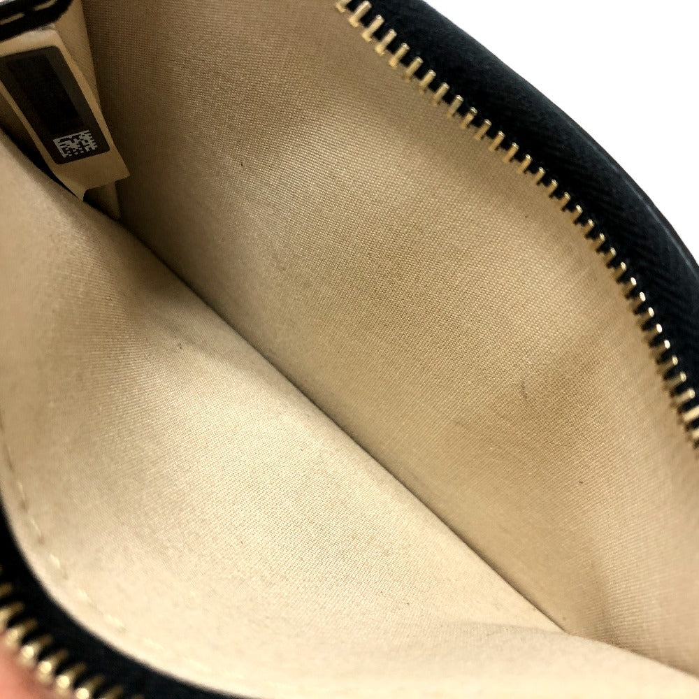 Chloe Card Case leather black Coin case Women Used Authentic