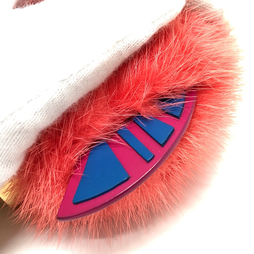 LOUIS VUITTON key ring M65143 fur pink totem Women Used Authentic