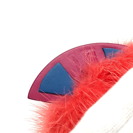 LOUIS VUITTON key ring M65143 fur pink totem Women Used Authentic