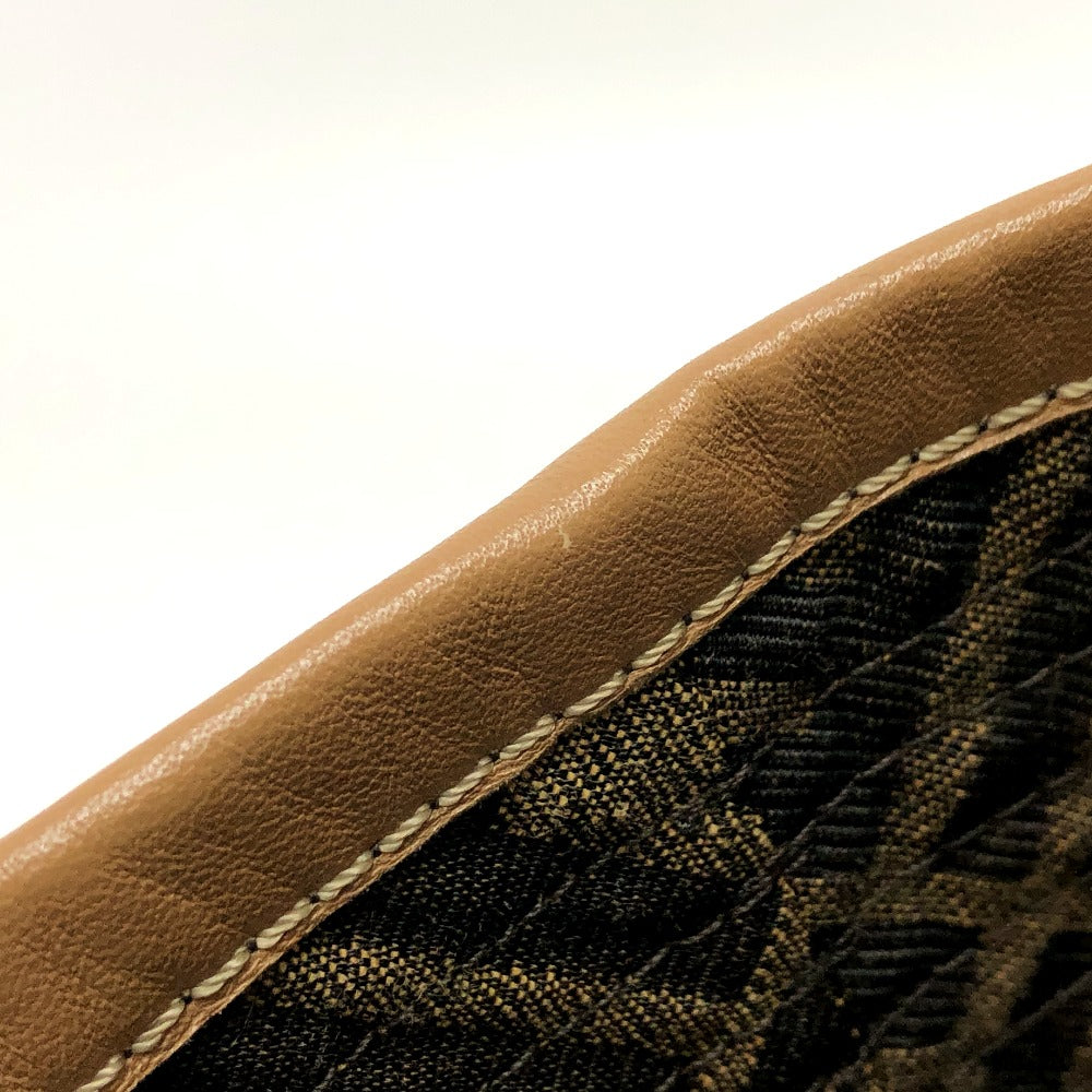 FENDI hat FXQ801 Polyester, Cotton Brown Zucca Bucket hat mens Used Authentic