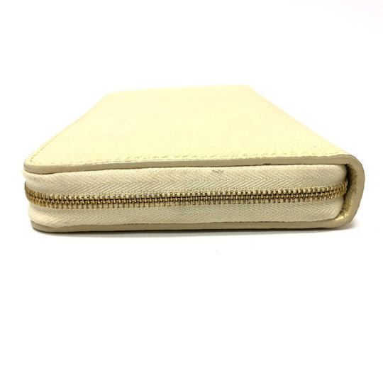 CELINE Long Wallet Purse leather Beige type Long wallet Women Used Authentic