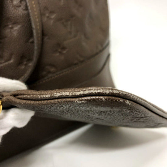 LOUIS VUITTON Tote Bag M40516 Monogram Ann Platt Leather Brown Shoulder bag Monogram Ann Platt Citadine PM Women Used Authentic