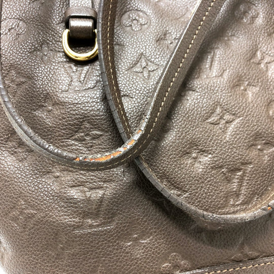 LOUIS VUITTON Tote Bag M40516 Monogram Ann Platt Leather Brown Shoulder bag Monogram Ann Platt Citadine PM Women Used Authentic