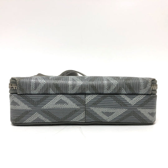 Dior Shoulder Bag 2ESBC119DCO Coated canvas / leather gray CD diamond pouch mens Used Authentic