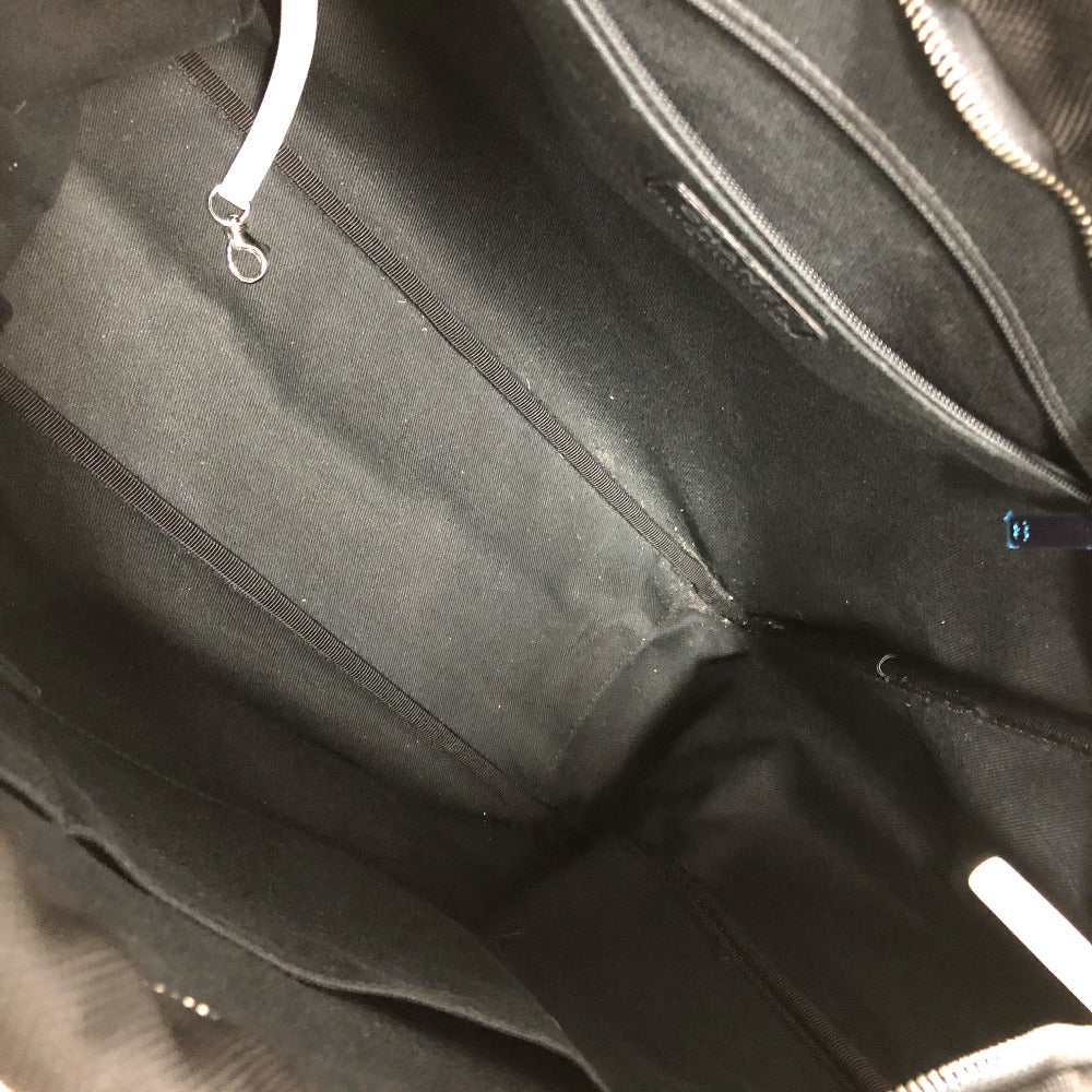 CHANEL Shoulder Bag canvas black Airline CC COCO Mark Women Used Authentic