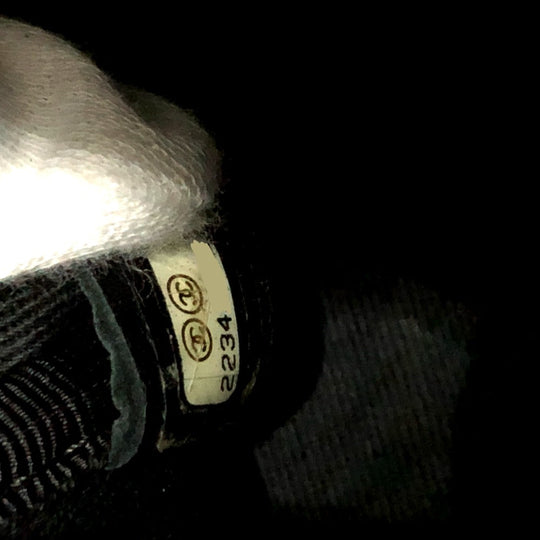 CHANEL Shoulder Bag canvas black Airline CC COCO Mark Women Used Authentic