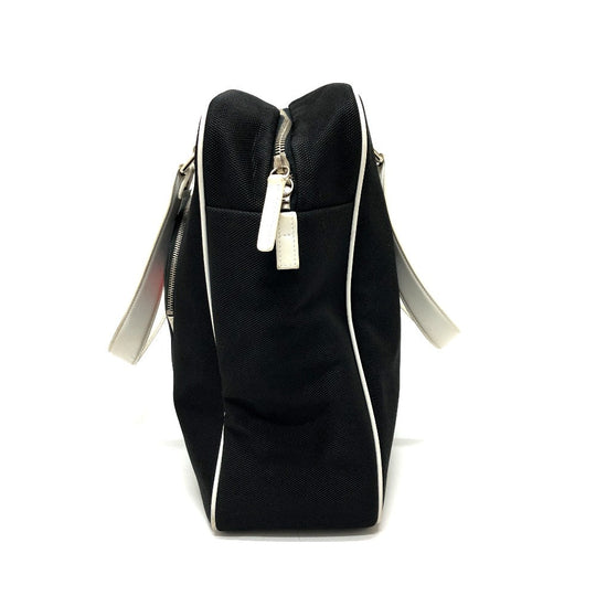 CHANEL Shoulder Bag canvas black Airline CC COCO Mark Women Used Authentic