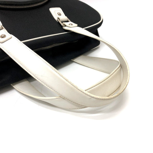 CHANEL Shoulder Bag canvas black Airline CC COCO Mark Women Used Authentic